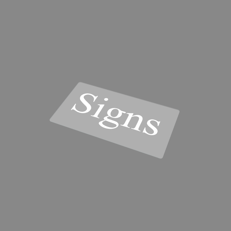 Custom Engraved Acrylic Signs