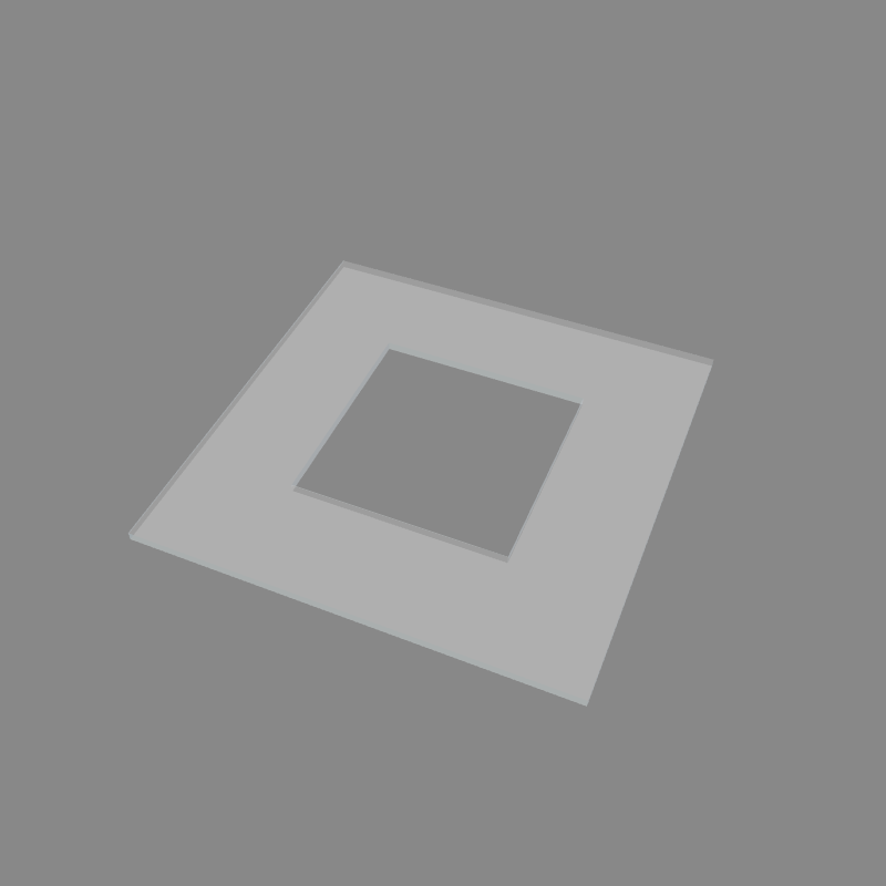 Custom Cut Parts - Square Ring