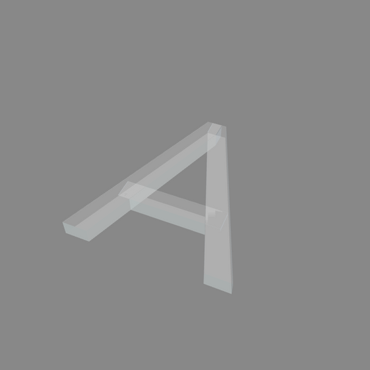 Custom Cut Parts - Letter